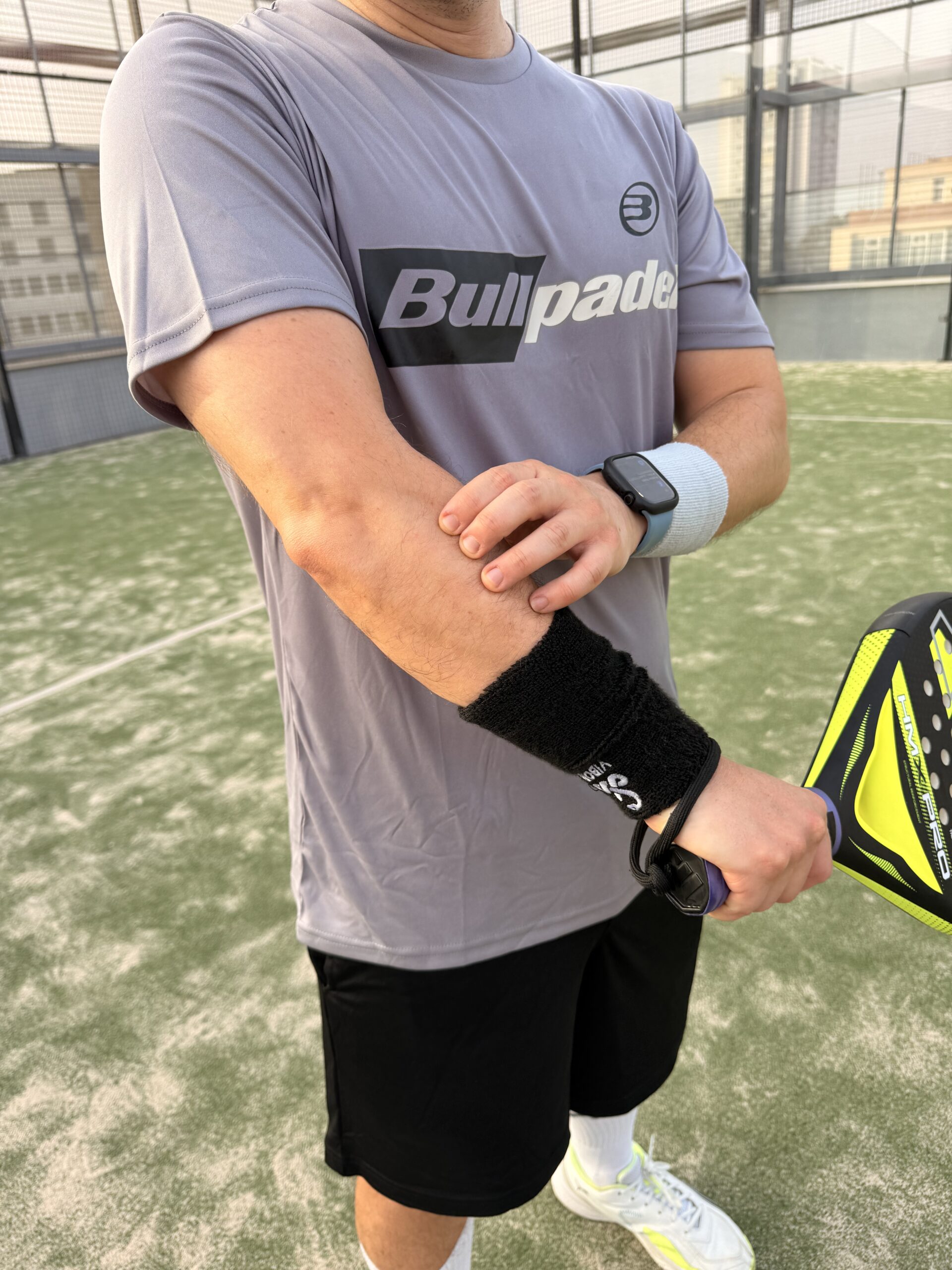 Epicondilitis jugador padel